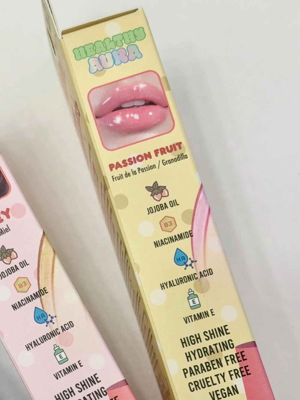 (Yellow Packaged) ioni PASSIONFRUIT Crystal Lip Gloss